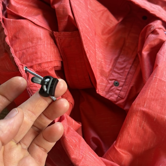 Toad&Co Totem Anorak pullover wind hoodie Jacket rhubarb dark salmon size XS S - Picture 9 of 13